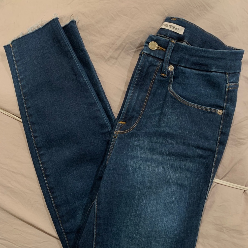 (NEVER WORN) Good American Skinny Jeans (4/27)